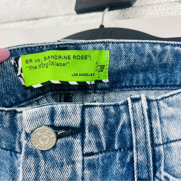 Sandrine Rose x Free Patchwork People Cargo Jeans NWT Size 28 - Picture 7 of 10